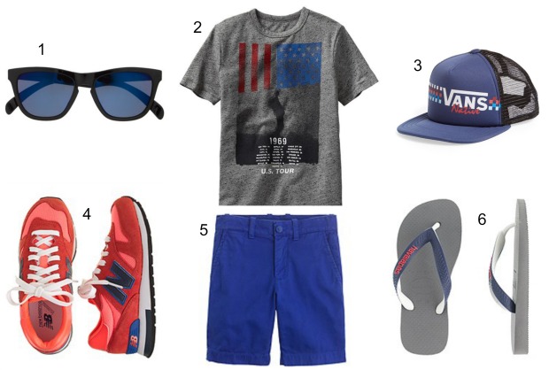 4th of July outfit for boys on CaliCrest.com 