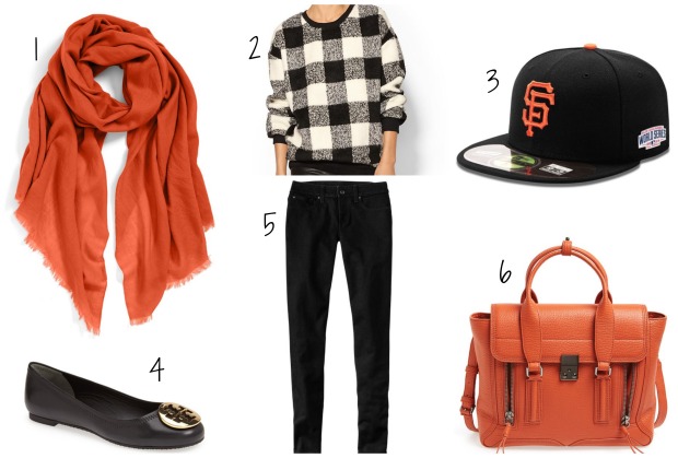 Outfit inspiration for SF Giants Baseball Game