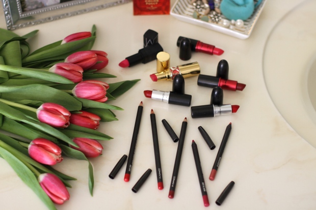 The best red and pink lipsticks and lip liners on CaliCrest